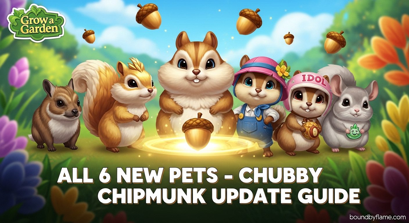 All 6 New Pets Chubby Chipmunk Grow a Garden