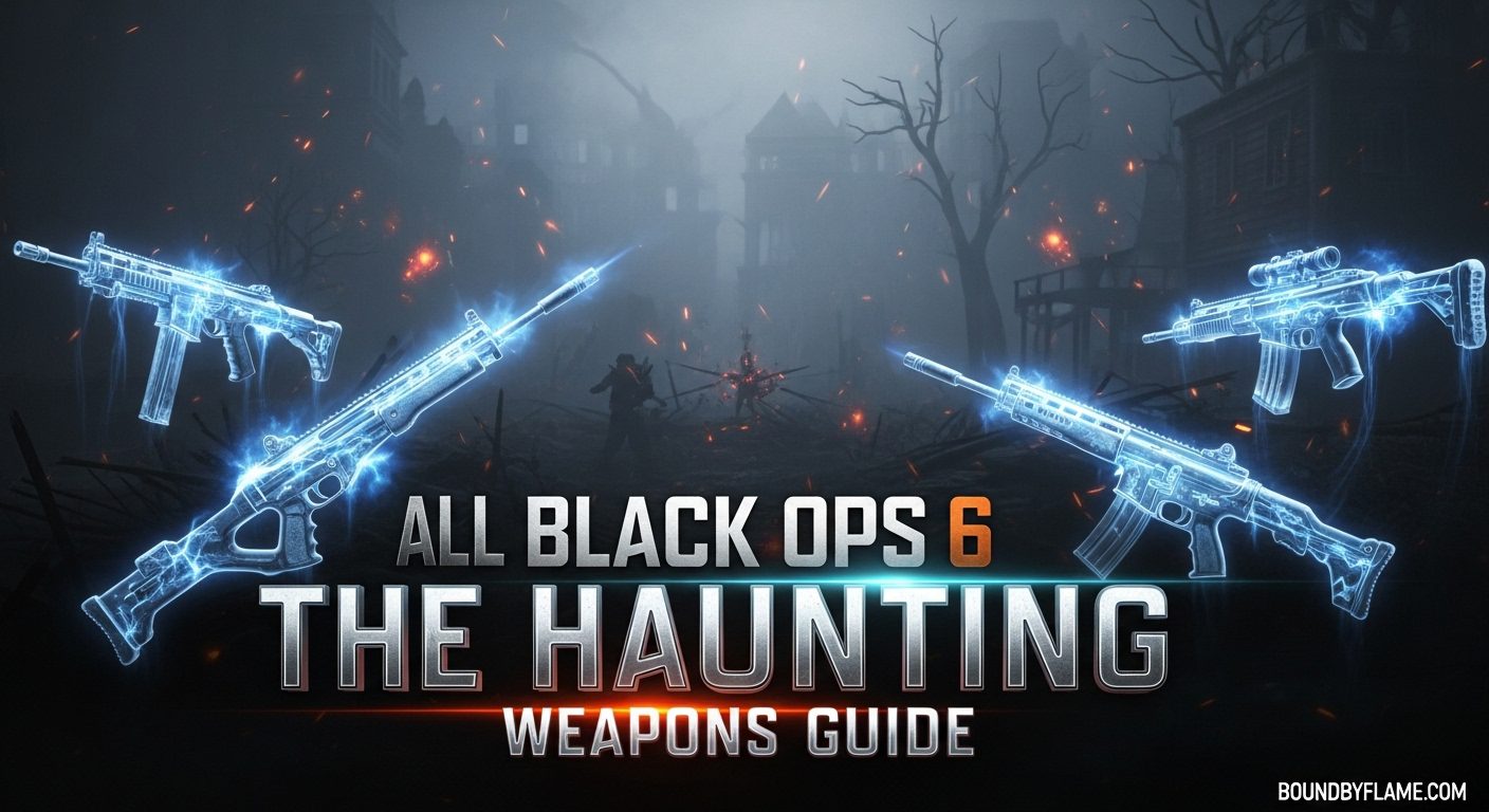 All Black Ops 6 The Haunting Weapons