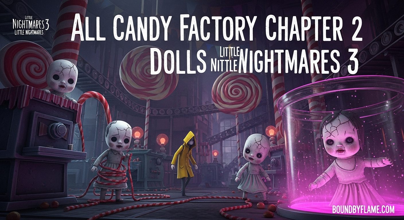 All Candy Factory Chapter 2 doll locations in Little Nightmares 3