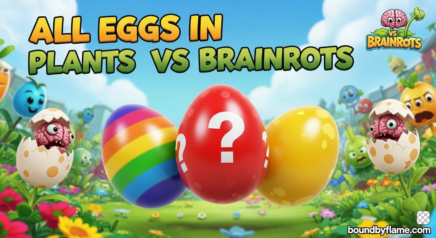 All Eggs in Plants vs Brainrots