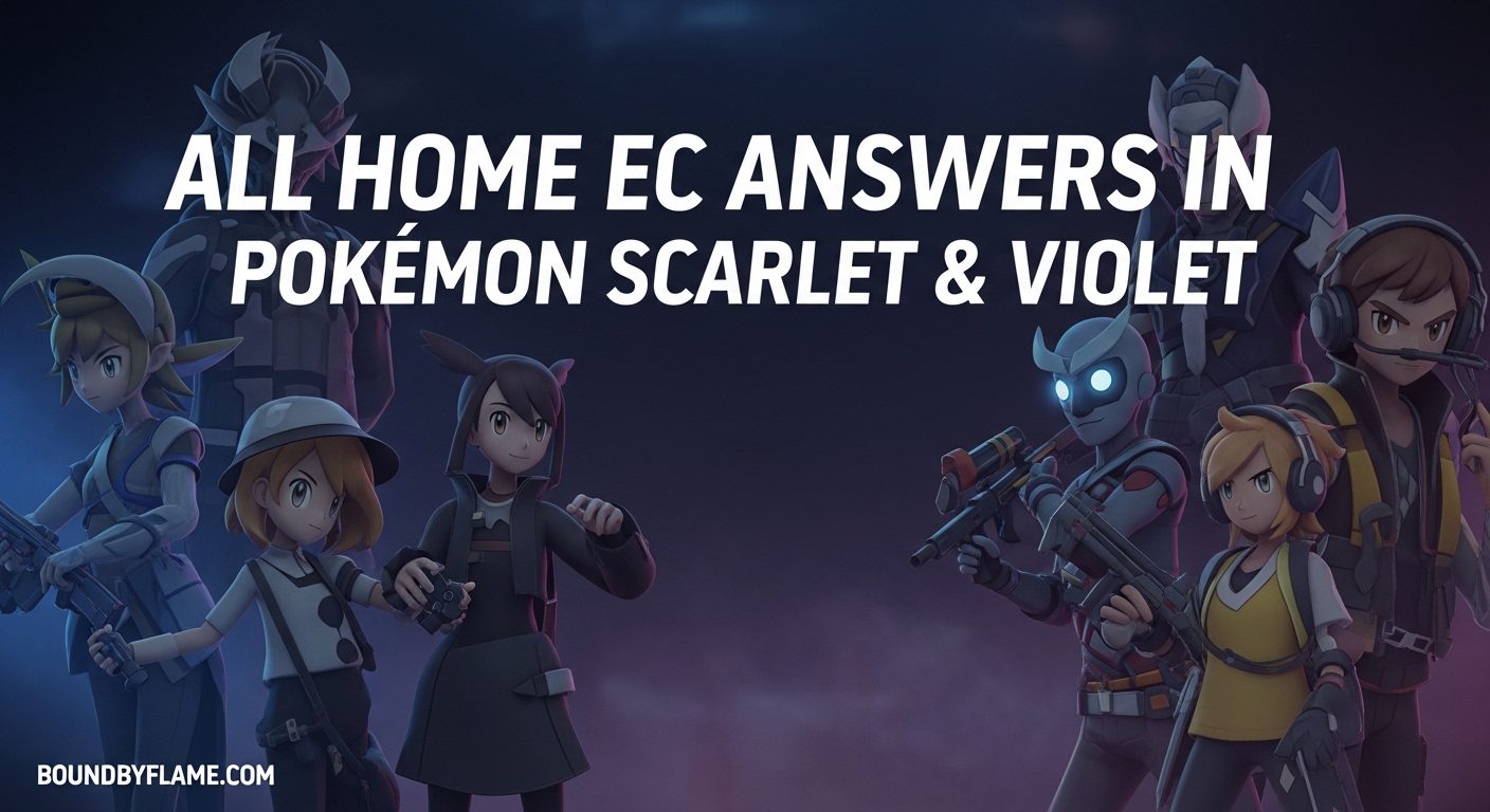 All Home Ec Answers in Pokemon Scarlet & Violet