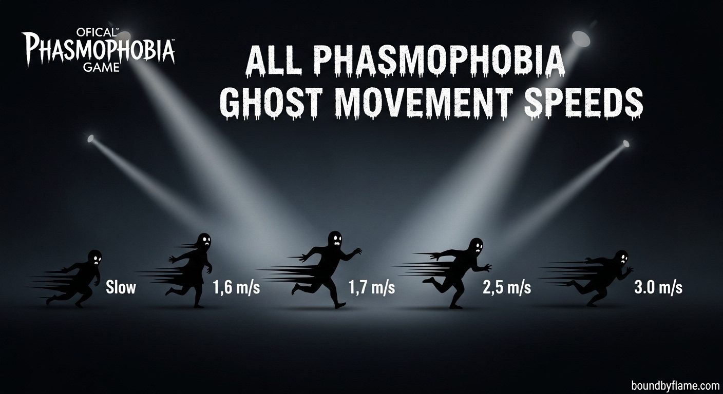 All Phasmophobia Ghost Movement Speeds