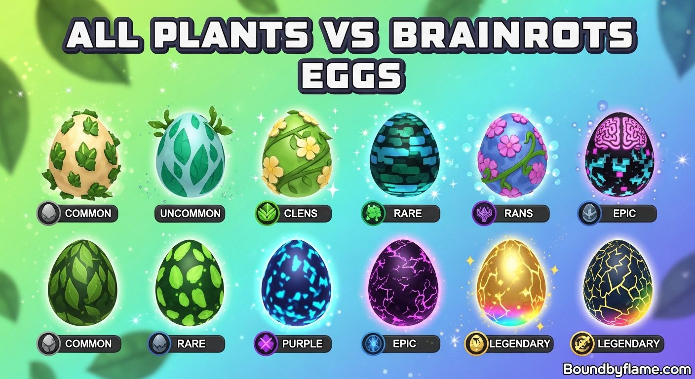 All Plants vs Brainrots Eggs