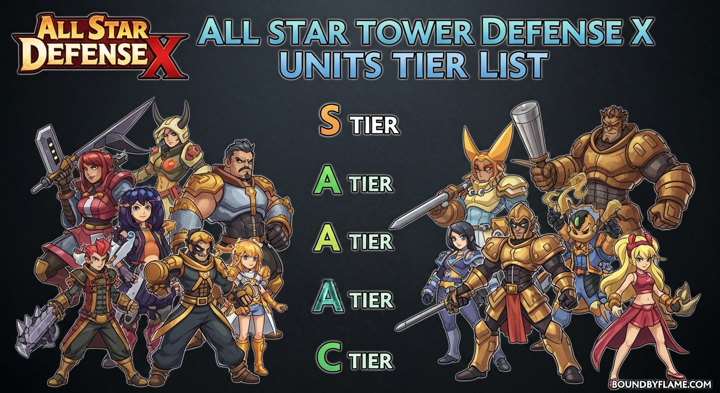 All Star Tower Defense X Units Tier List