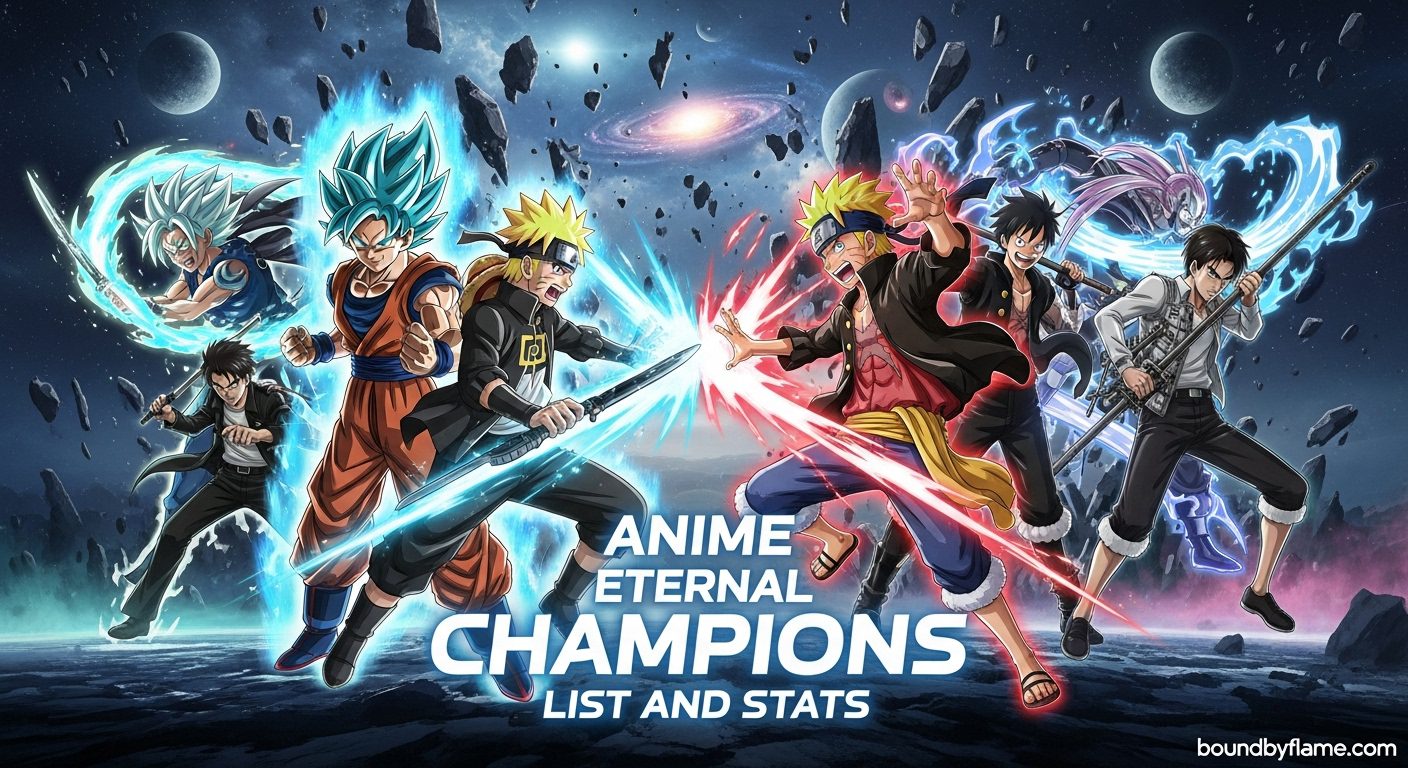 Anime Eternal Champions List & Stats