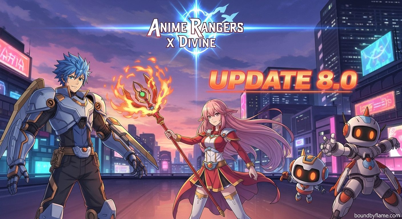 Anime Rangers X Divine Update 8.0