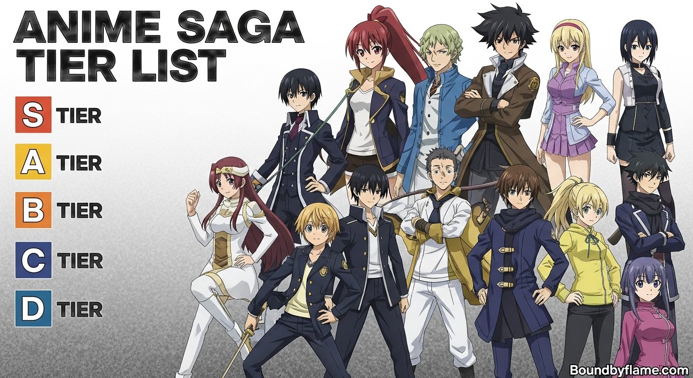 Anime Saga Tier List