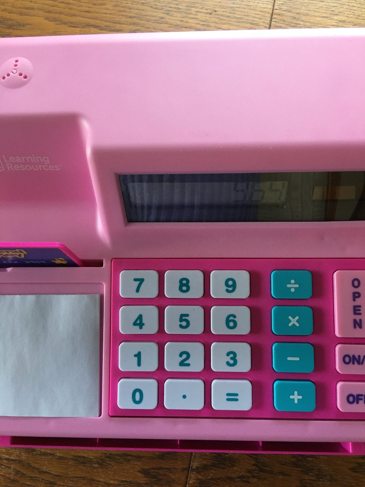 Learning Resources Pretend & Play Calculator Cash Register Toy - Gift for Kids, Toddler Toys, Play Money & Credit Card - Customer Photo 1