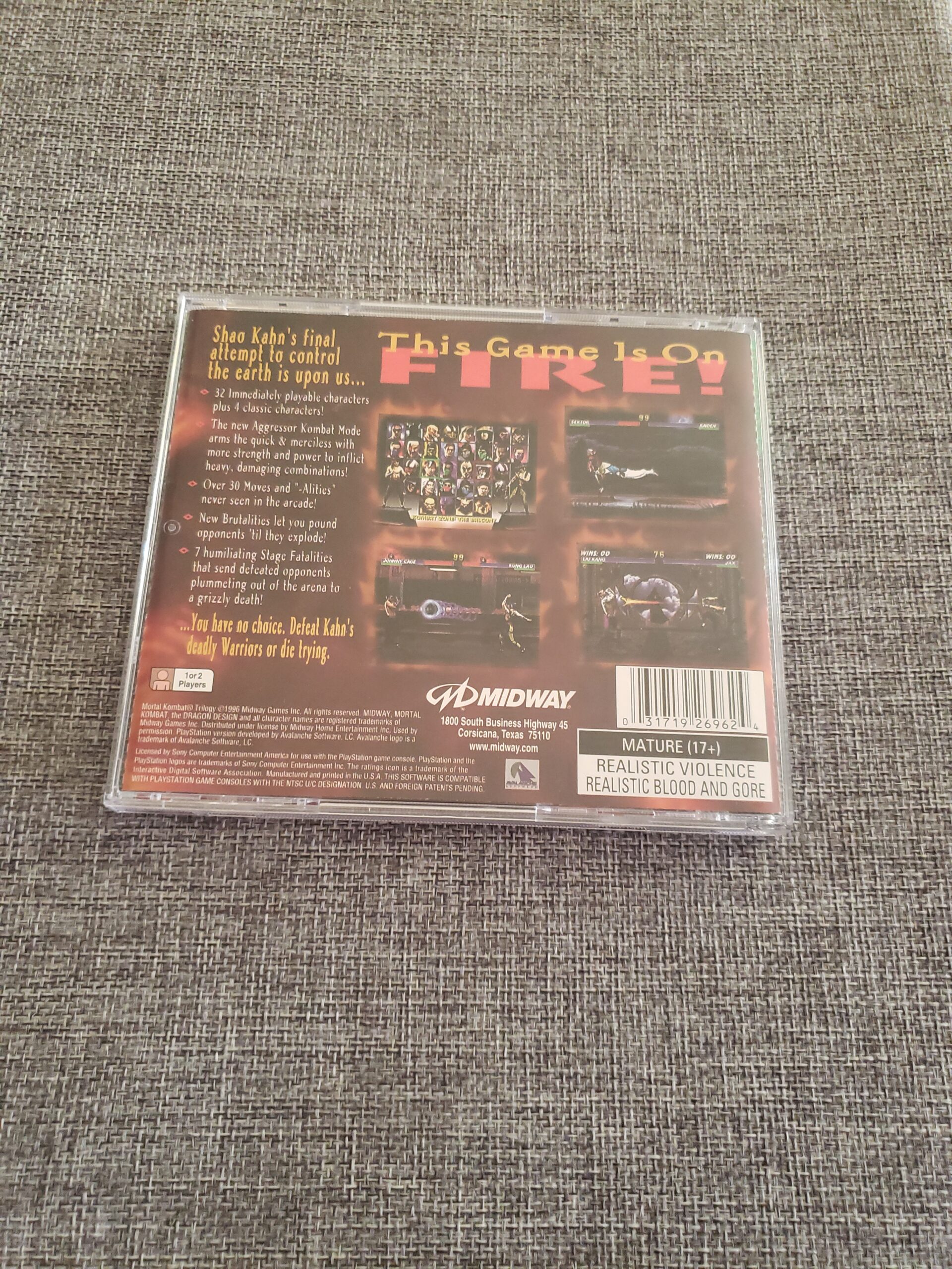 Mortal Kombat Trilogy (Greatest Hits) - (PS1) PlayStation 1 [Pre-Owned] - Customer Photo 3