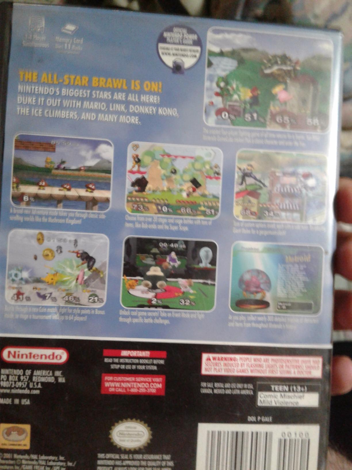 Super Smash Bros. Melee [GameCube] - Customer Photo 1