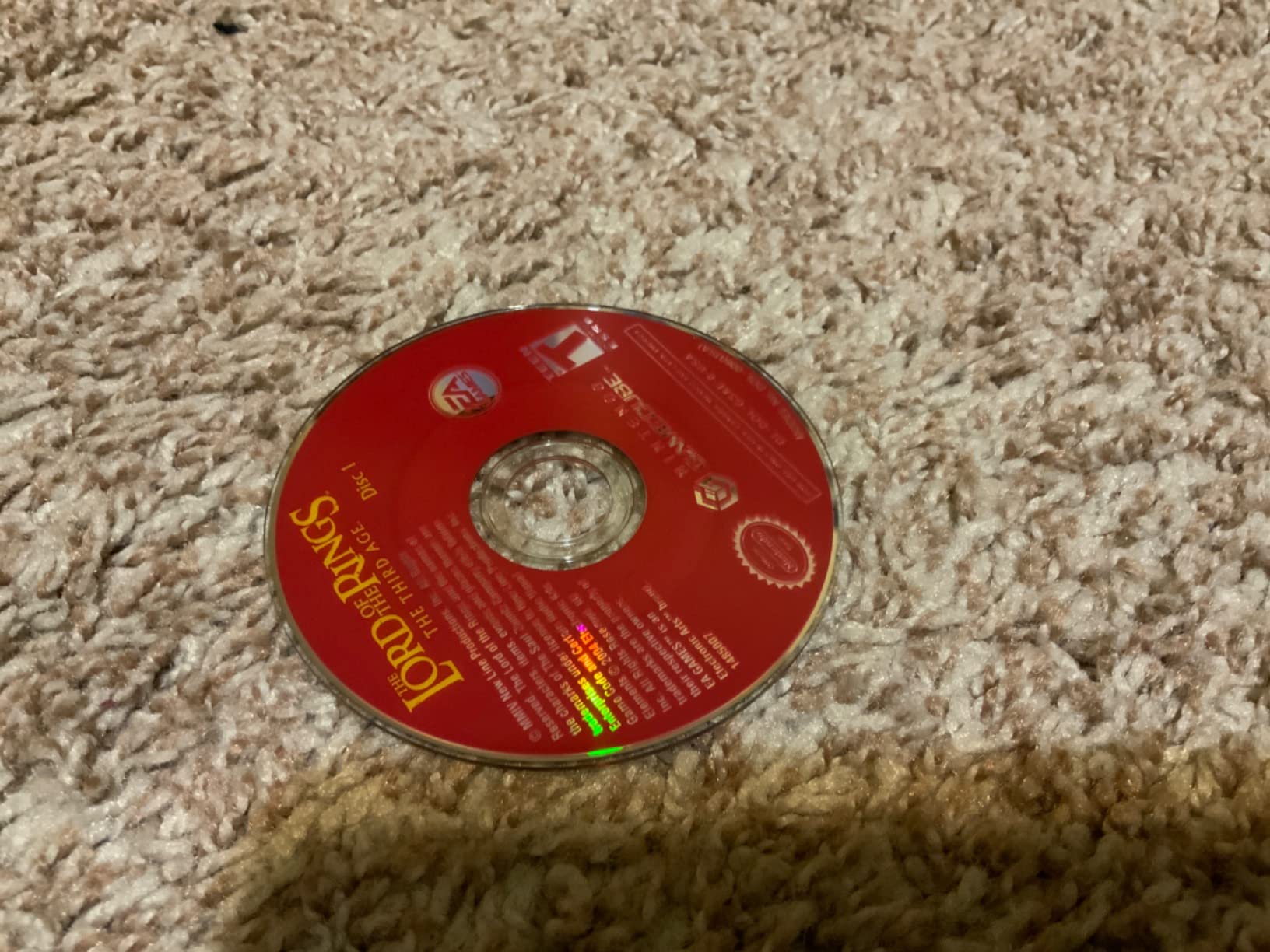 Lord of the Rings The Third Age - Gamecube Customer Review Lord of the Rings The Third Age - Gamecube - Customer Photo 1