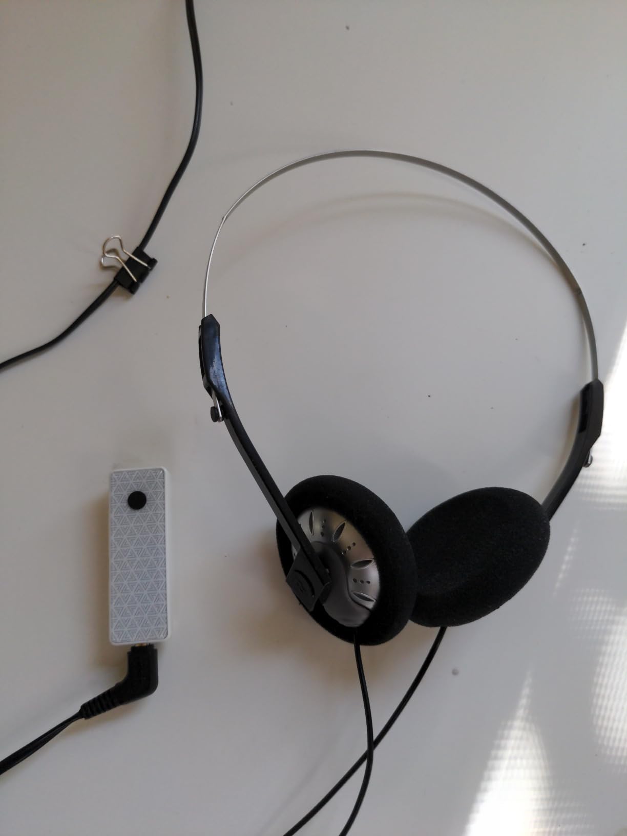 Koss KSC75 Portable On-Ear Clip Headphones, Retro Style, Ultra Lightweight, Silver and Black - Customer Photo 1