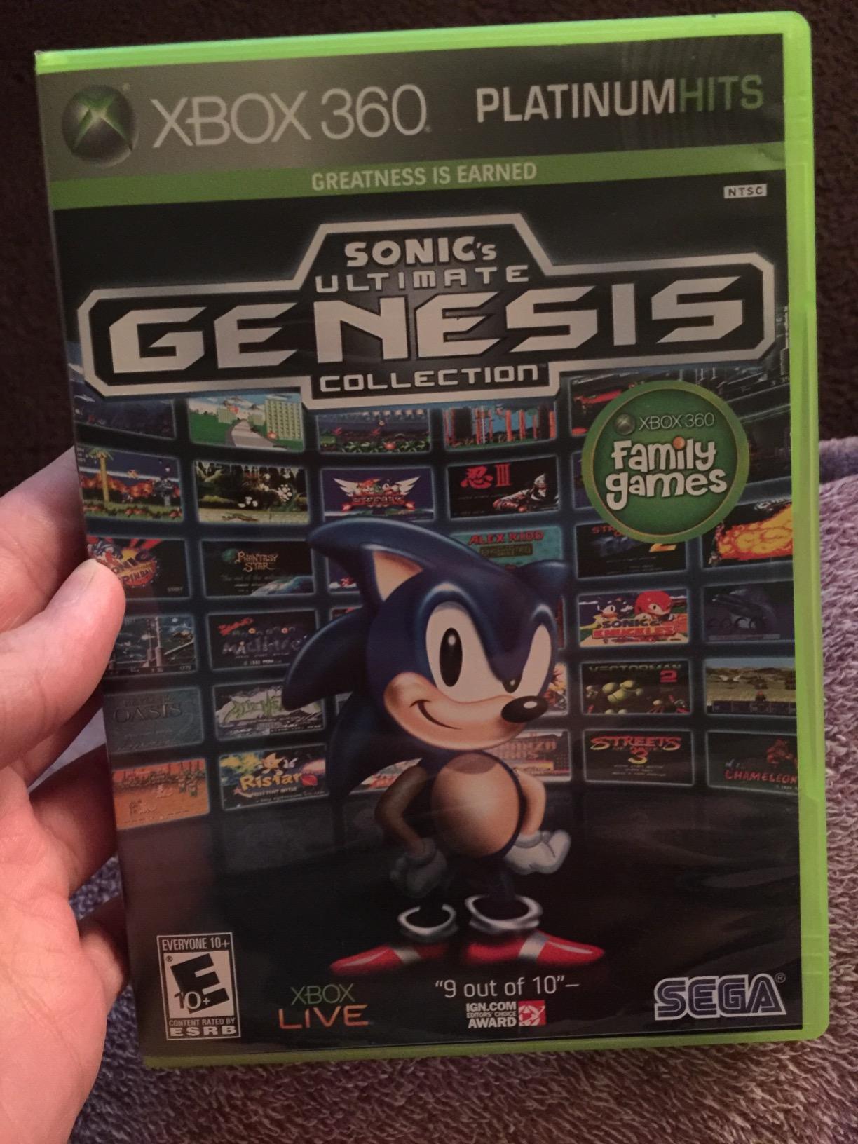 Sonic's Ultimate Genesis Collection (Platinum Hits) - Xbox 360 Customer Review Sonic's Ultimate Genesis Collection (Platinum Hits) - Xbox 360 - Customer Photo 1