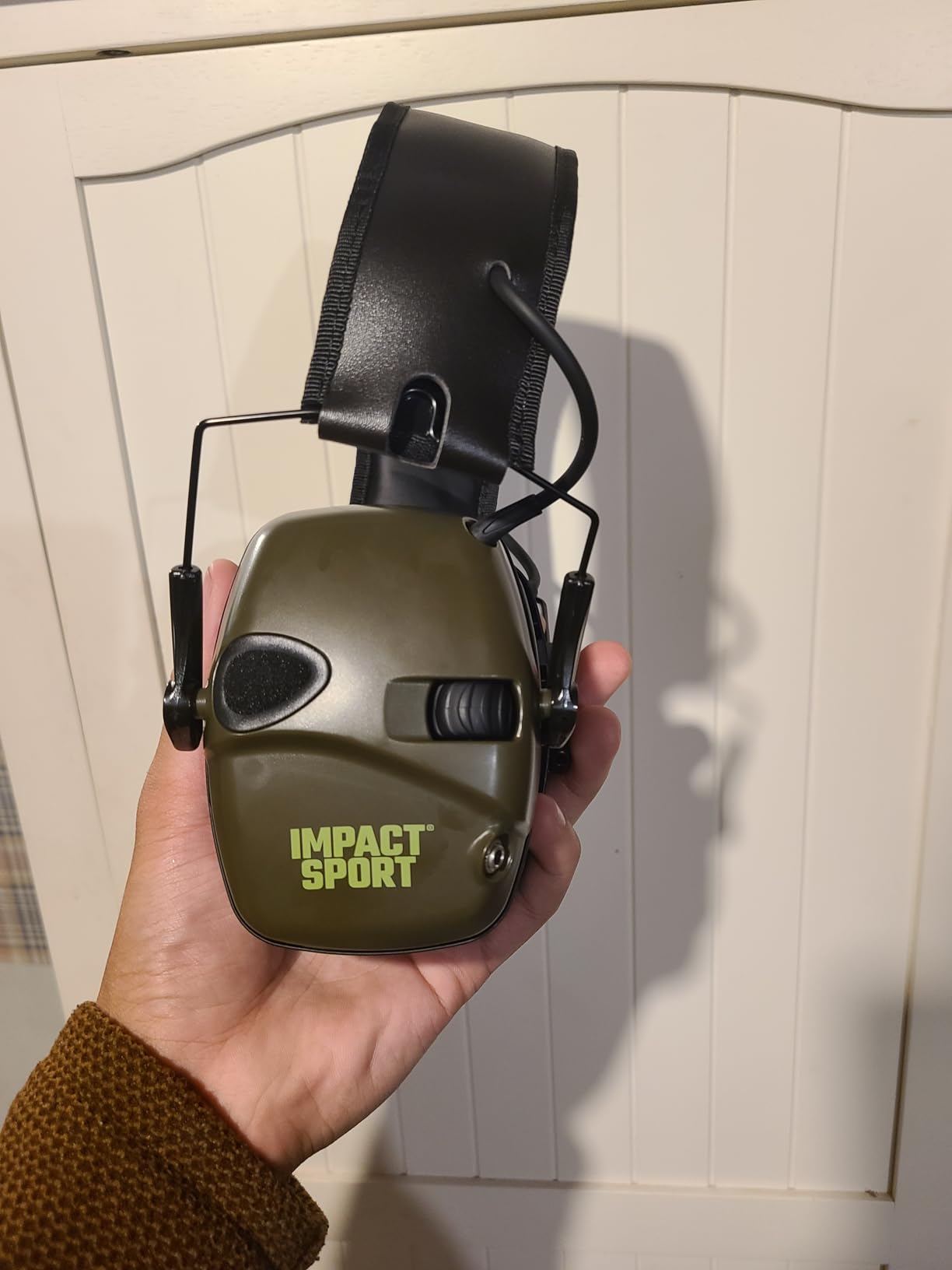 Howad Leight by Honeywell R-01526, Impact Sport Earmuffs, Olive Drab Green Customer Review Howad Leight by Honeywell R-01526, Impact Sport Earmuffs, Olive Drab Green - Customer Photo 1