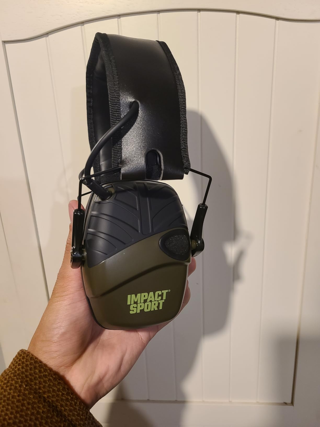 Howad Leight by Honeywell R-01526, Impact Sport Earmuffs, Olive Drab Green Customer Review Howad Leight by Honeywell R-01526, Impact Sport Earmuffs, Olive Drab Green - Customer Photo 2