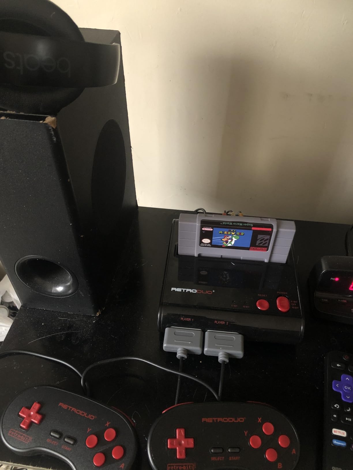 Retro-Bit Retro Duo 2 in 1 Console System - for Original NES/SNES, & Super Nintendo Games - Silver/Black - Customer Photo 1