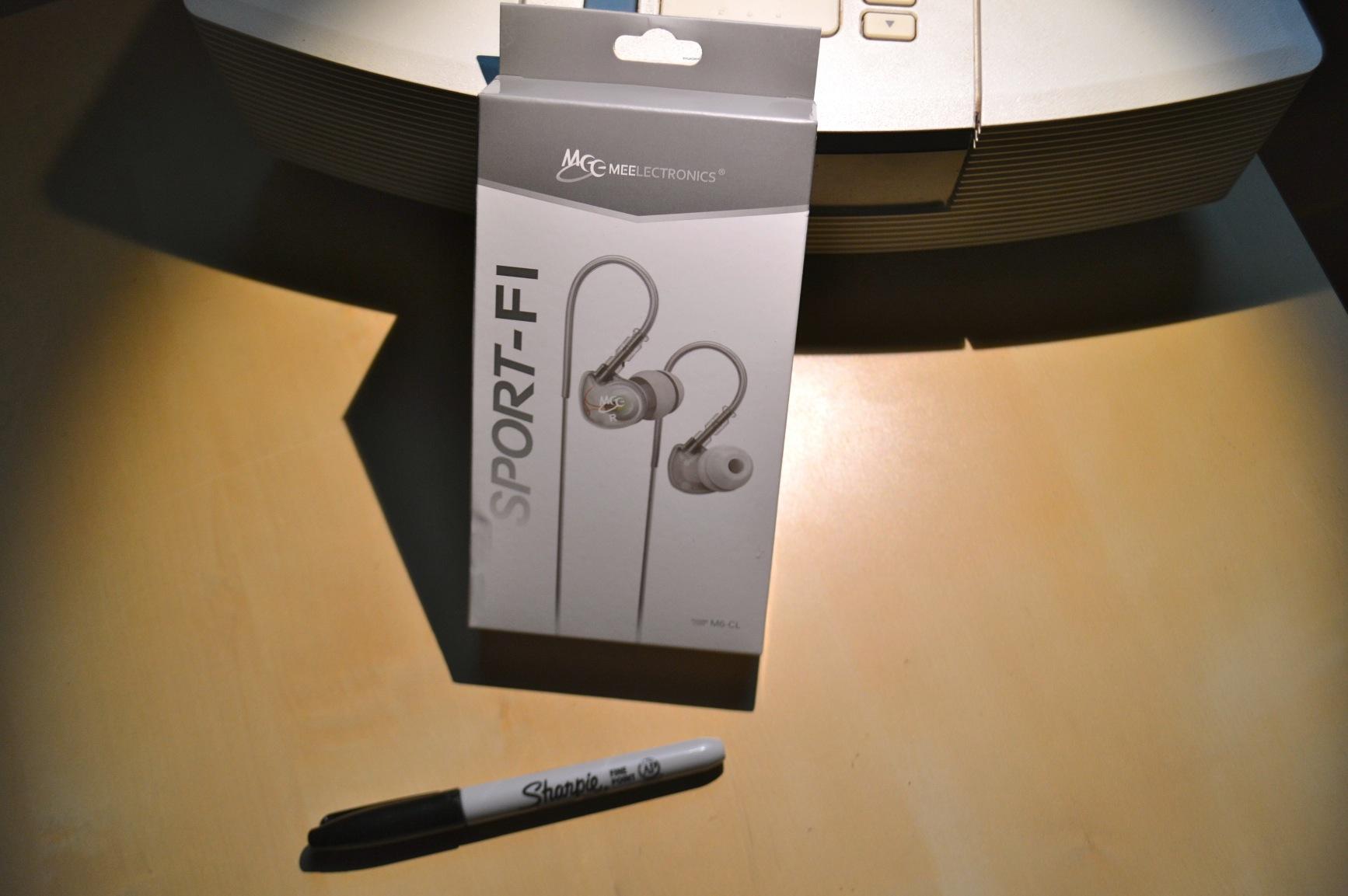 MEE audio M6 Sport Wired Earbuds, Noise Isolating In Ear Headphones, Sweatproof Earphones for Running/Gym/Workouts with Dynamic Enhanced Bass Sound, Memory Wire Earhooks, 3.5mm Jack Plug (Clear) Customer Review MEE audio M6 Sport Wired Earbuds, Noise Isolating In Ear Headphones, Sweatproof Earphones for Running/Gym/Workouts with Dynamic Enhanced Bass Sound, Memory Wire Earhooks, 3.5mm Jack Plug (Clear) - Customer Photo 1