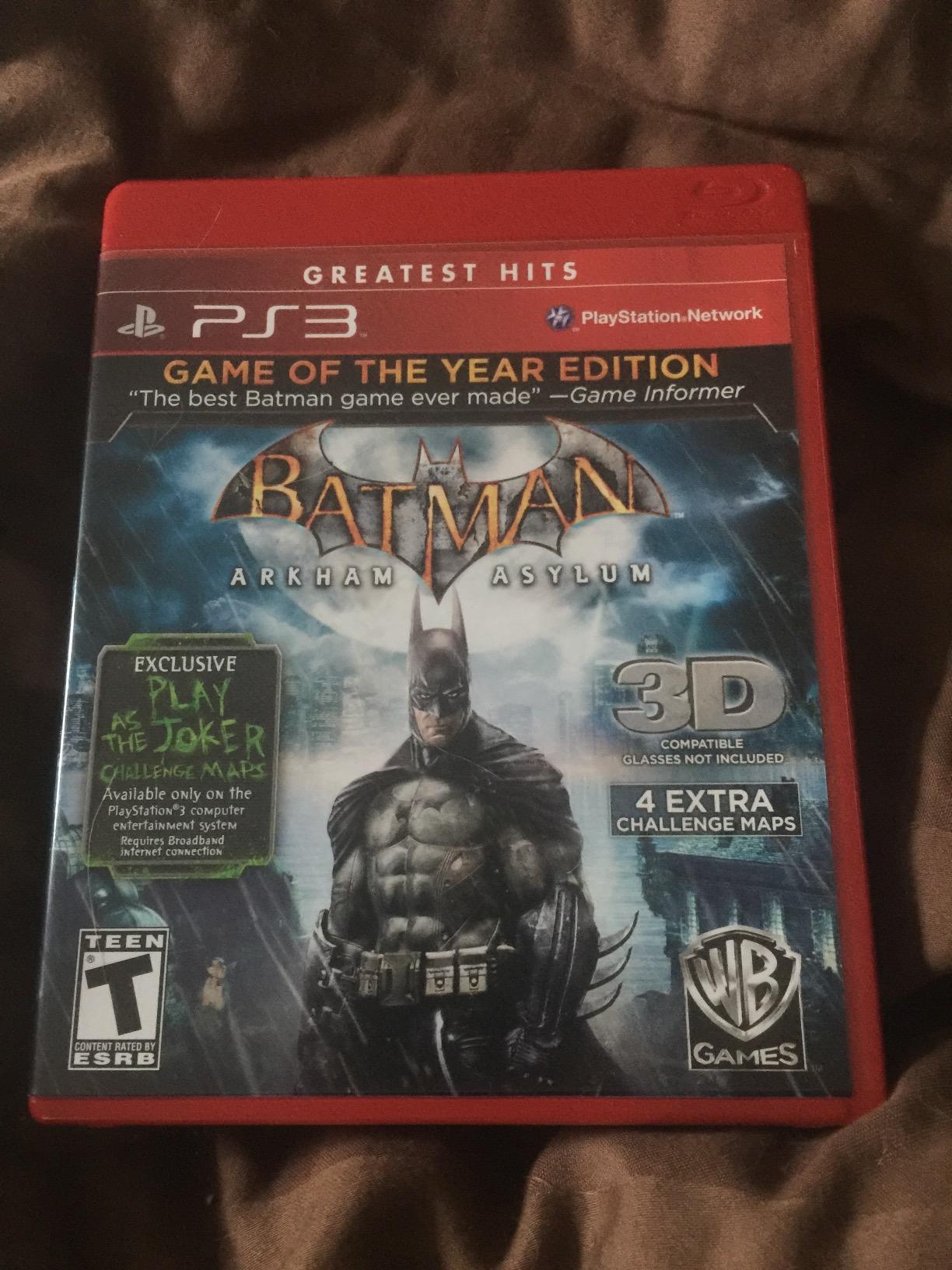 Batman: Arkham Asylum (Game of the Year Edition) - Playstation 3 - Customer Photo 2