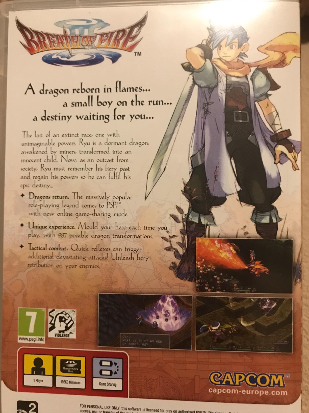 Breath of Fire III (Sony PSP) - Customer Photo 3