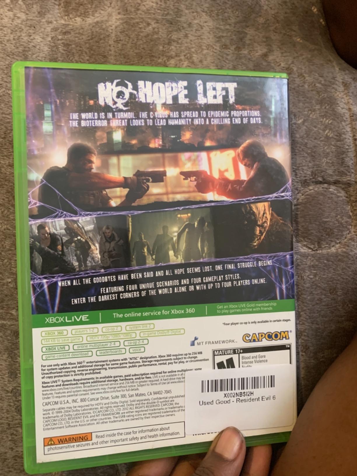 Resident Evil 6 - Playstation 3 Customer Review Resident Evil 6 - Playstation 3 - Customer Photo 2