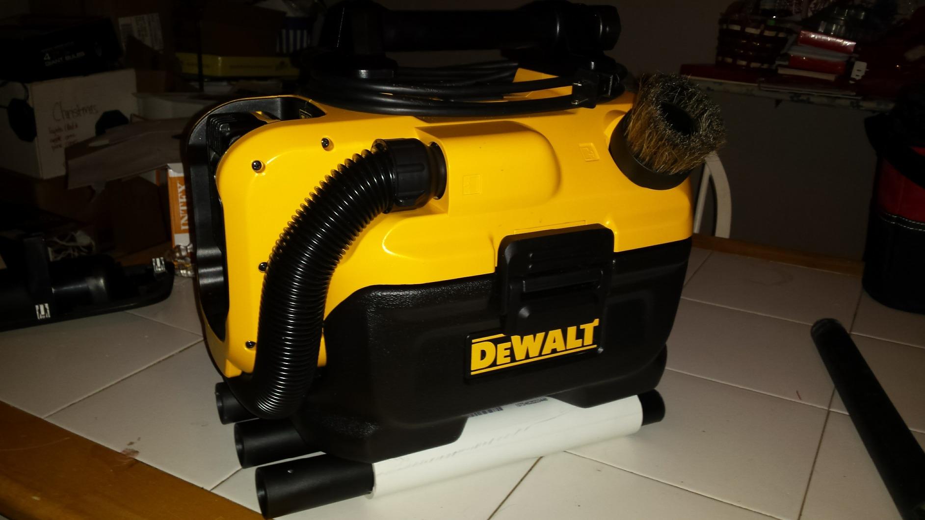 DEWALT Shop Vacuum Wet and Dry, Cordless and Corded Wet Dry Vacuum Cleaner Shop Vac 20V MAX, Portable Shopvac, Tool Only (DCV581H) Customer Review DEWALT Shop Vacuum Wet and Dry, Cordless and Corded Wet Dry Vacuum Cleaner Shop Vac 20V MAX, Portable Shopvac, Tool Only (DCV581H) - Customer Photo 1