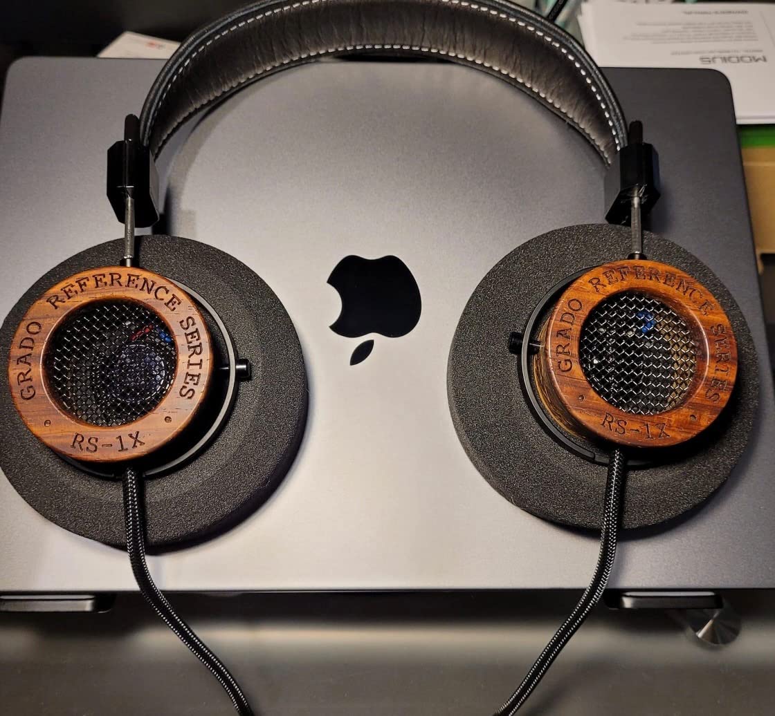 GRADO RS1x Reference Series Open-Back Headphones – Wired Over-Ear Audiophile Headphones with 50mm X Drivers – Cocobolo, Maple, and Hemp Wood Chambers – Hand-Assembled in Brooklyn Customer Review GRADO RS1x Reference Series Open-Back Headphones – Wired Over-Ear Audiophile Headphones with 50mm X Drivers – Cocobolo, Maple, and Hemp Wood Chambers – Hand-Assembled in Brooklyn - Customer Photo 1