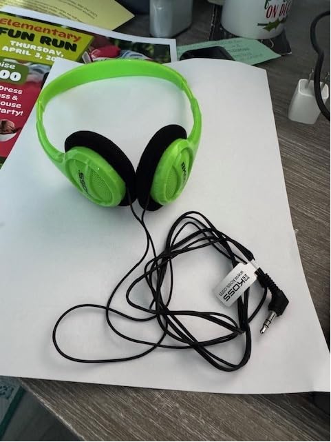 Koss KPH7G Portable On-Ear Headphone with Adjustable Headband - Green, 8.7 x 6.2 x 2.0 - Customer Photo 1