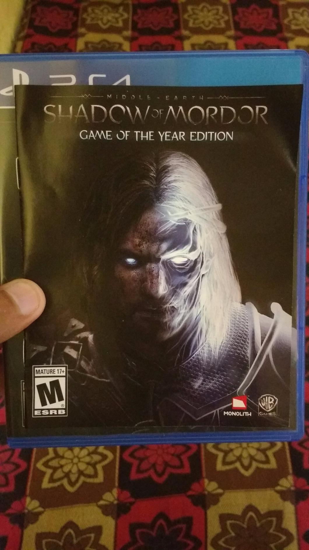 Middle Earth: Shadow of Mordor Game of the Year - PlayStation 4 - Customer Photo 1