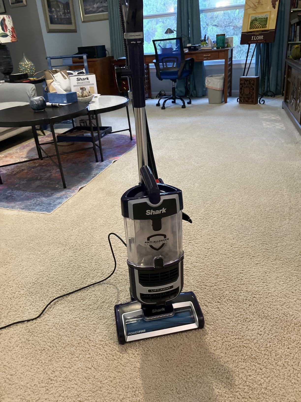 Shark NV752 Rotator Powered Lift-Away TruePet Upright Vacuum with HEPA Filter, Large Dust Cup Capacity, LED Headlights, Upholstery Tool, Perfect Pet Power Brush & Crevice Tool, Bordeaux customer photo 2
