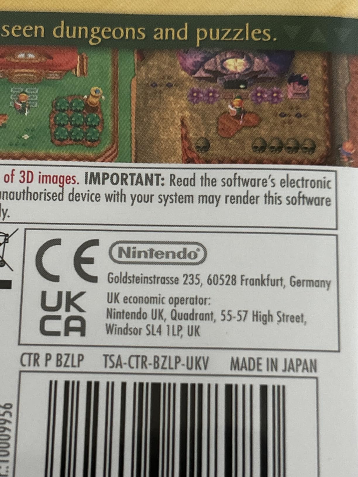 Nintendo Selects - Legend of Zelda: A Link Between Worlds (Nintendo 3DS) Customer Review Nintendo Selects - Legend of Zelda: A Link Between Worlds (Nintendo 3DS) - Customer Photo 1