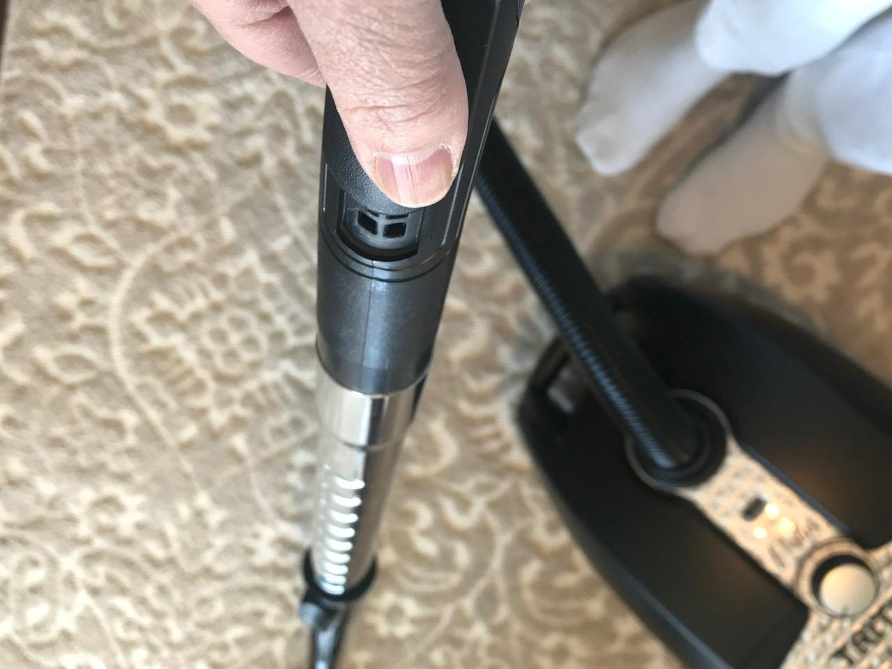 Prolux Tritan Bagged Canister Vacuum Cleaner, HEPA Filtration, Complete Home Care Tool Kit, Pet Hair No More, Adjustable Power Setting, Blue - Customer Photo 2