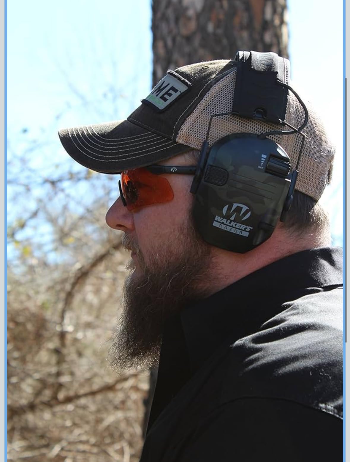 Walker's Razor Slim Ultra Low Profile Compact Design Adjustable Range Shooting Hunting Hearing Protection Electronic Earmuffs Customer Review Walker's Razor Slim Ultra Low Profile Compact Design Adjustable Range Shooting Hunting Hearing Protection Electronic Earmuffs - Customer Photo 2