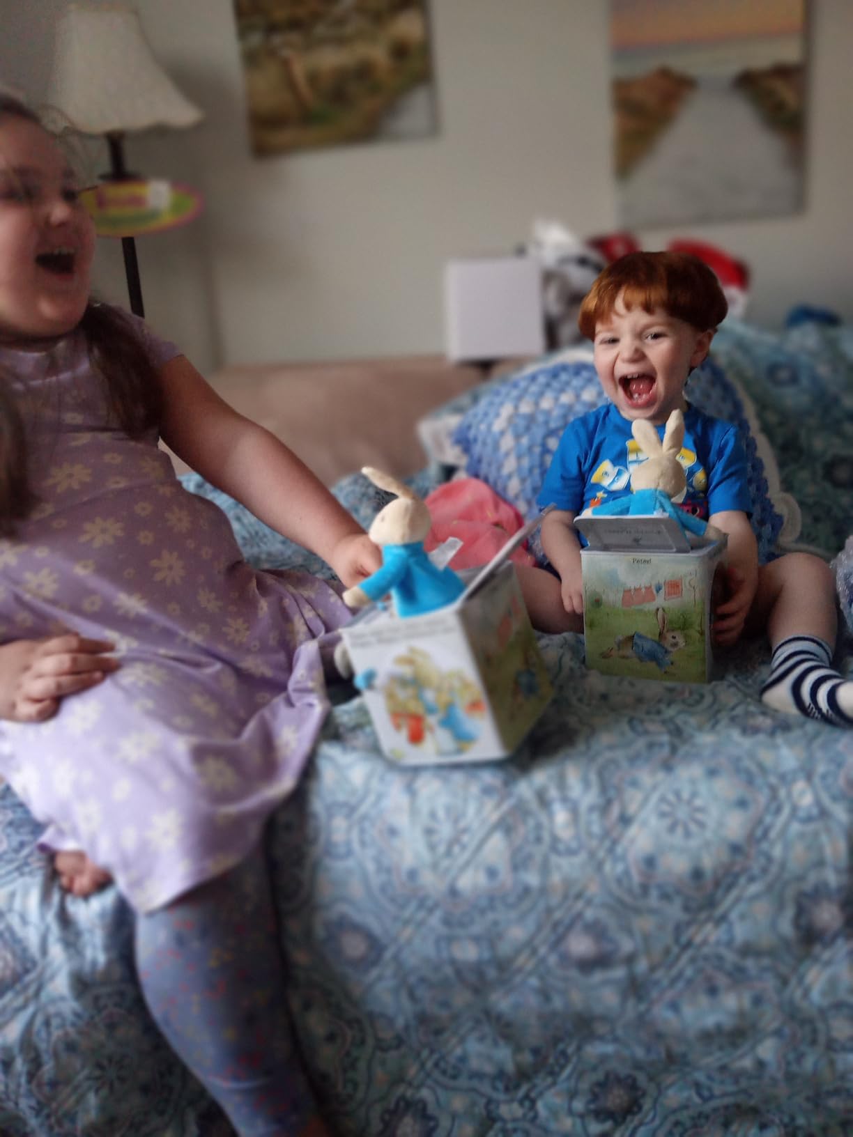 Beatrix Potter Peter Rabbit Jack-in-The-Box, Multi-colored, Standard - Customer Photo 2