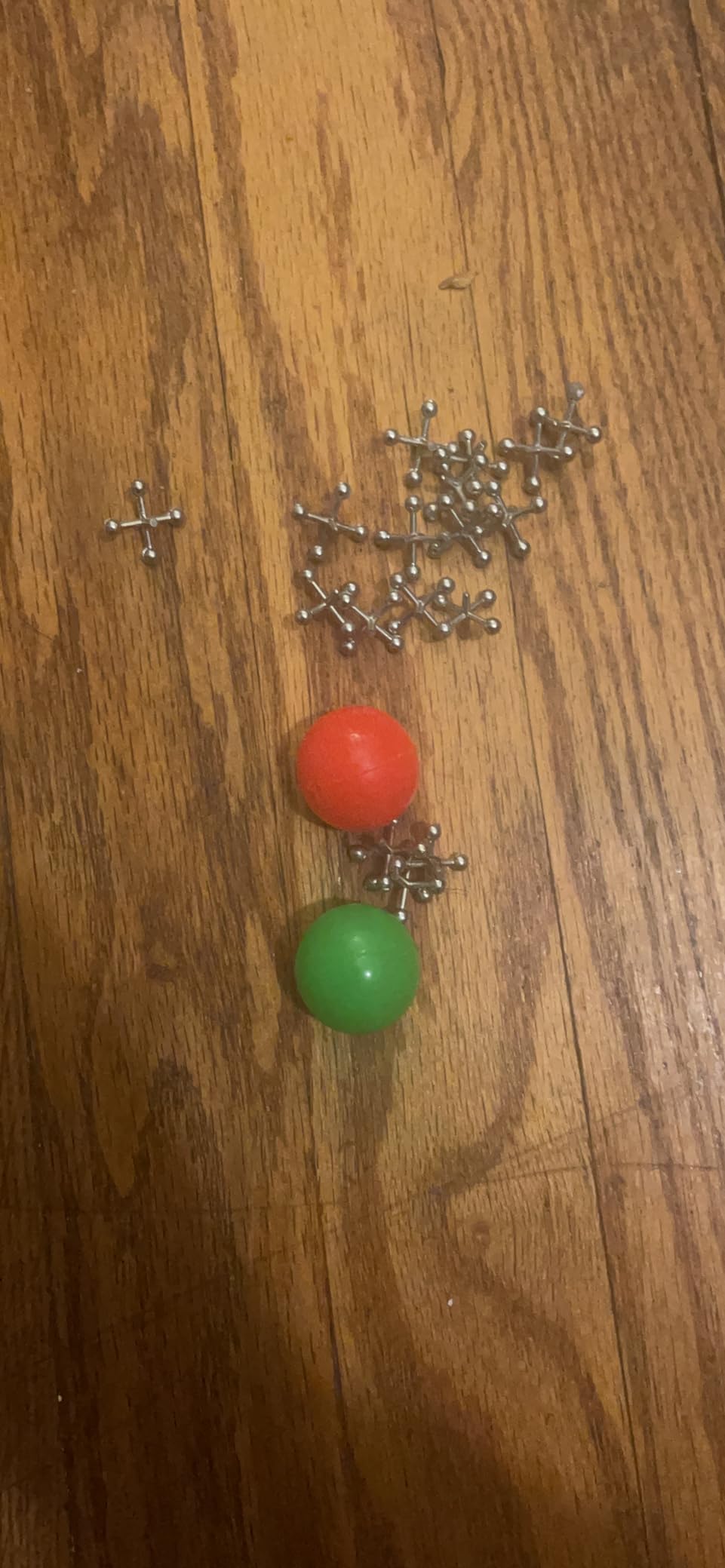 JA-RU Vintage Toys Double Metal Jacks Set (1 Pack) w/ 16 Jax & 2 Bouncy Balls. Classic Mini Game for Kids. Bulk Party Favors, Pinata Filler, Birthday Stocking Stuffers. Cat Toy 950-1B - Customer Photo 1