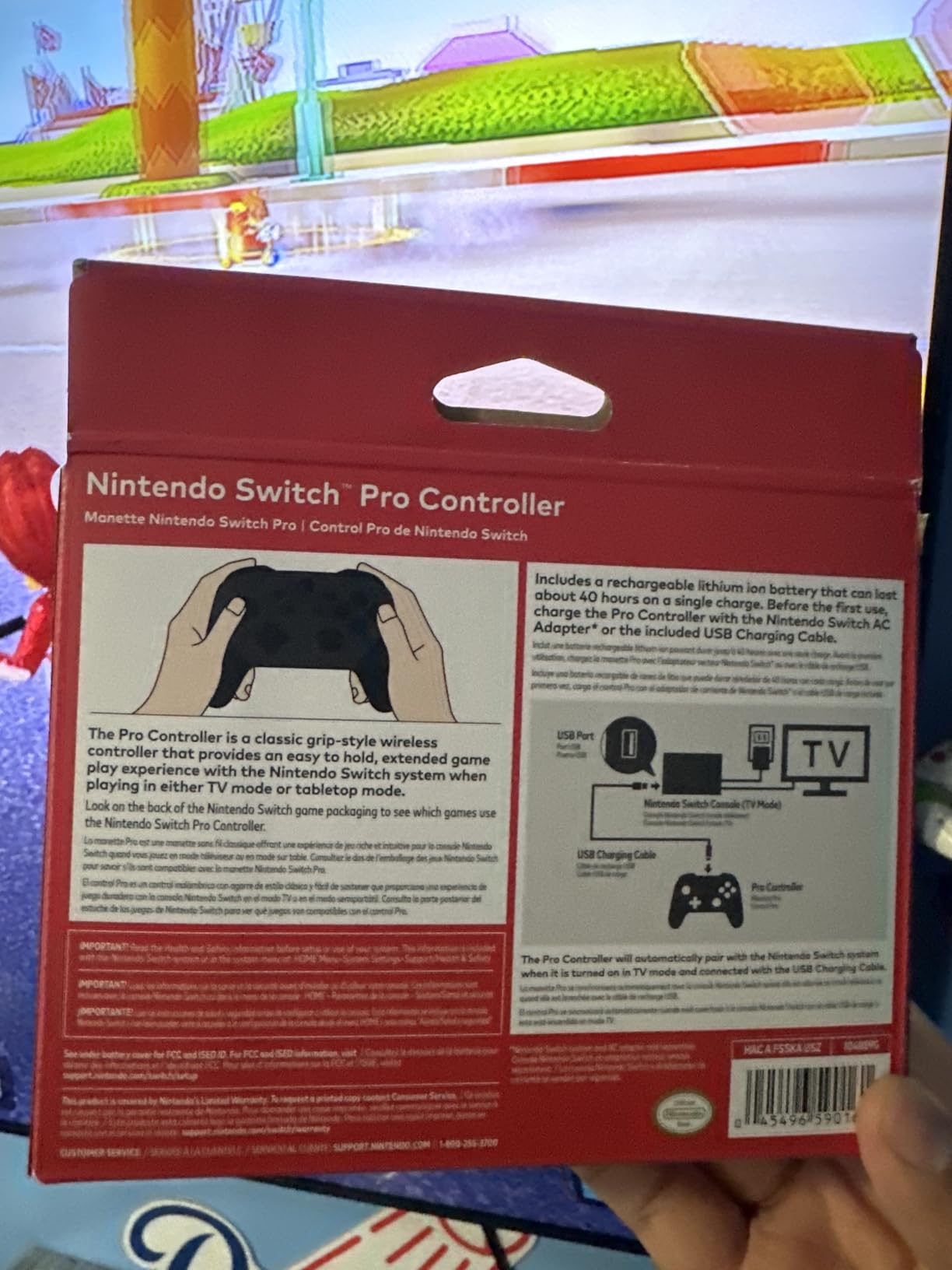 Nintendo Switch Pro Controller customer photo 2
