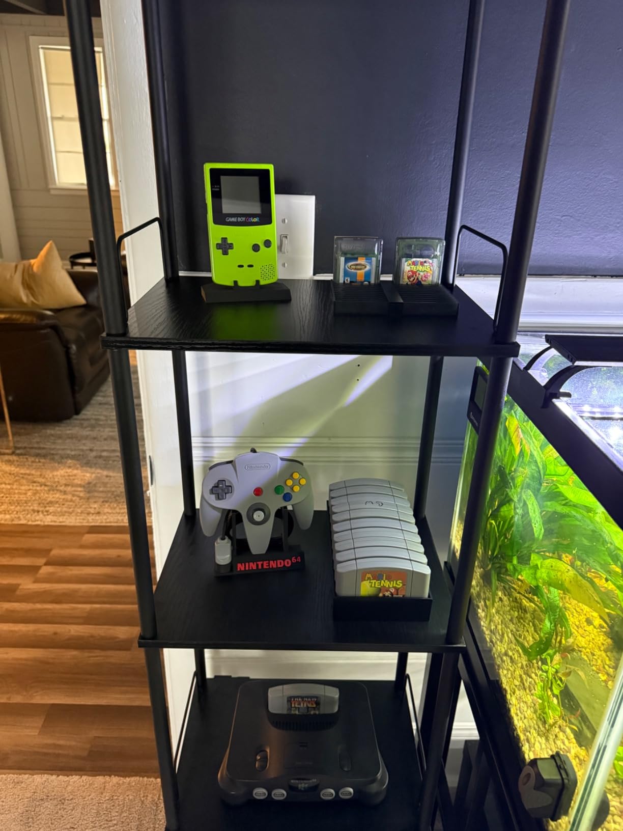 White Video Game Tray, Holds 20 Games, Cartridge Holder, Retro Video Game Collection, Compatible with Nintendo Gameboy, Advance, and Color - Customer Photo 1