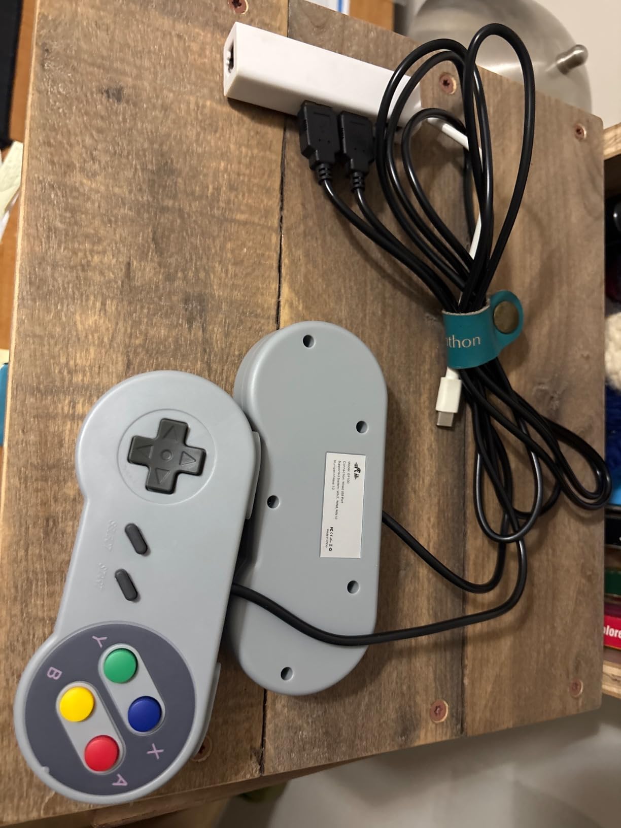 Rii Game Controller, Retro USB Controller for PC Gaming, Super Classic Wired Game Emulator Controller for PC, Raspberry Pi, Windows,Mac,Liunx, Android (Grey, 2 Pack) - Customer Photo 2