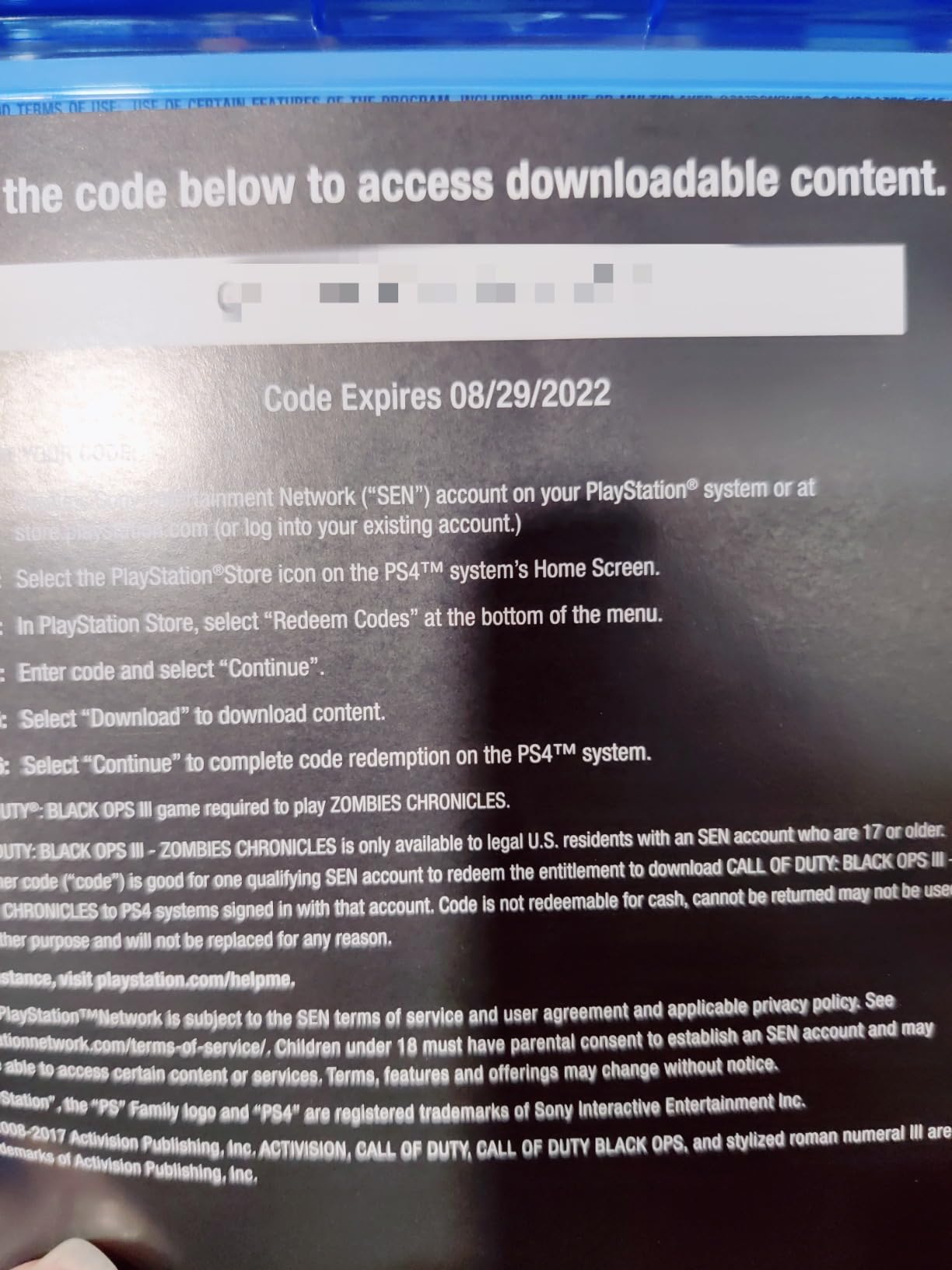 Call of Duty Black Ops III Zombie Chronicles - PlayStation 4 - Customer Photo 2