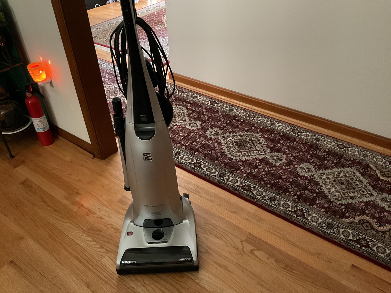 Kenmore Elite 31150 Pet Friendly Bagged Upright Beltless Vacuum w/Pet Handi-Mate, Triple HEPA, 3D Inducer Motor, Telescoping Wand, 5-Position Height Adjustment, 3 Cleaning Tools-Silver - Customer Photo 1