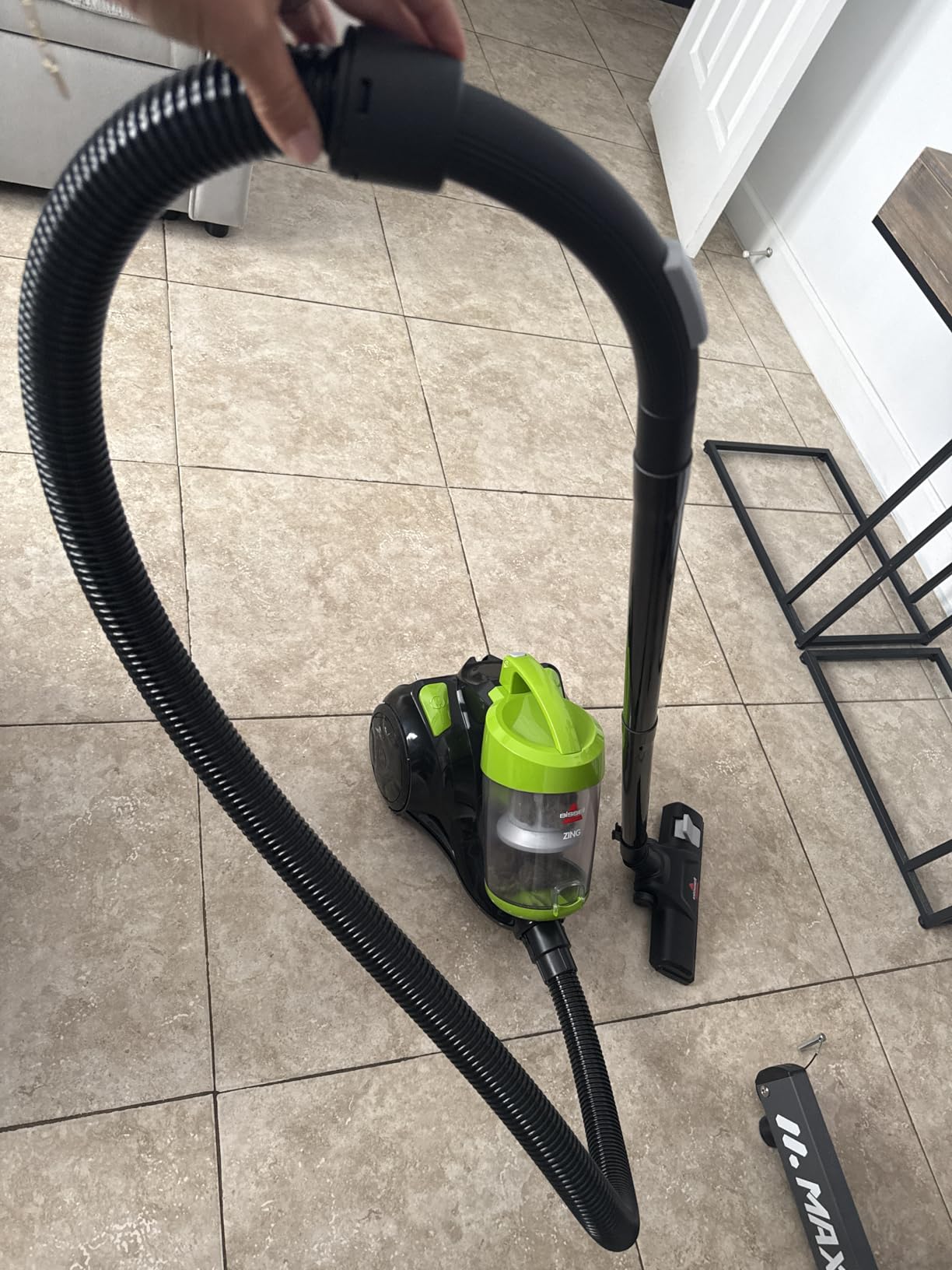 Bissell Zing Lightweight, Bagged Canister Vacuum, Purple, 2154A - Customer Photo 2