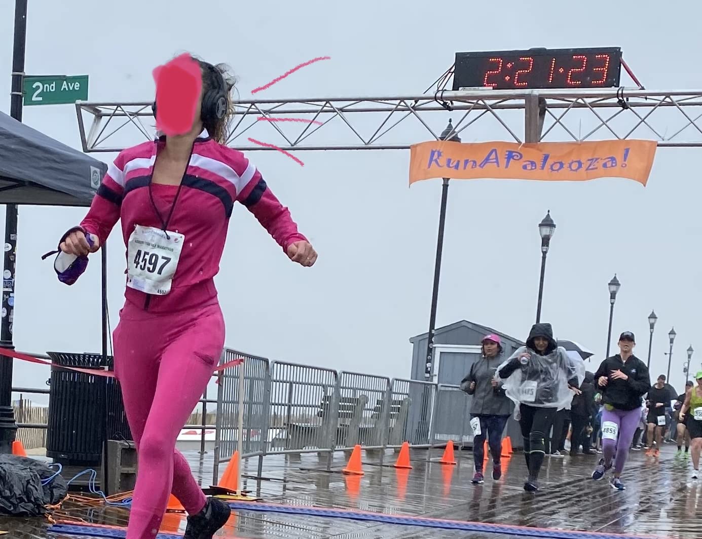 TREBLAB Z2 Hybrid Active Noise Cancelling Workout Headphones - Signature-HD Sound, Deep Bass, 58H Battery, Comfortable, Foldable Over Ear Bluetooth Headphones Wireless w/Mic for Calls for Gym, Sport - Customer Photo 2