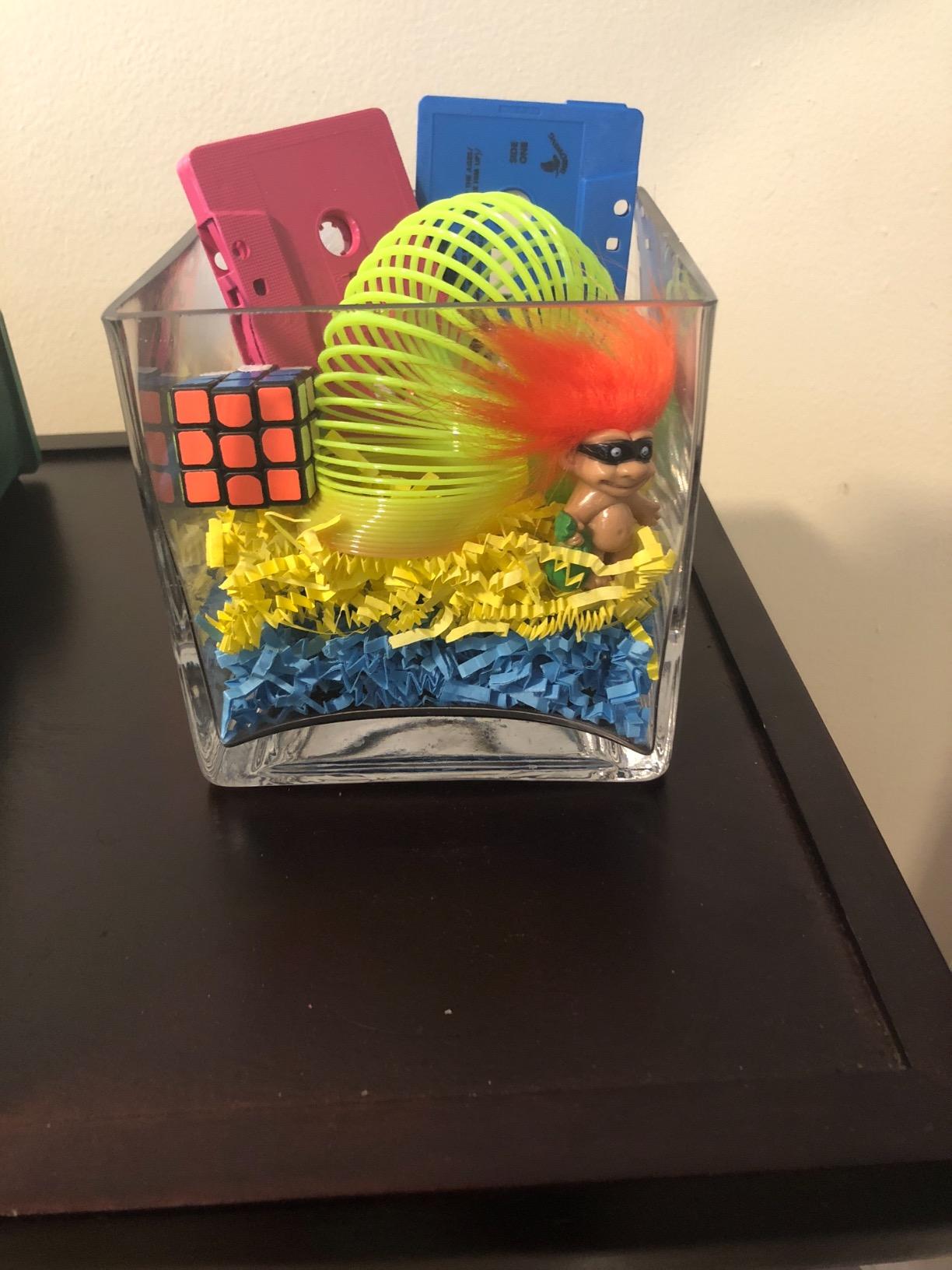 8PCS Troll Dolls, 80s' PVC Vintage Troll Doll Action Figures Chromatic Adorable for Collections, School Project, Arts and Crafts, Party Favors - Customer Photo 2