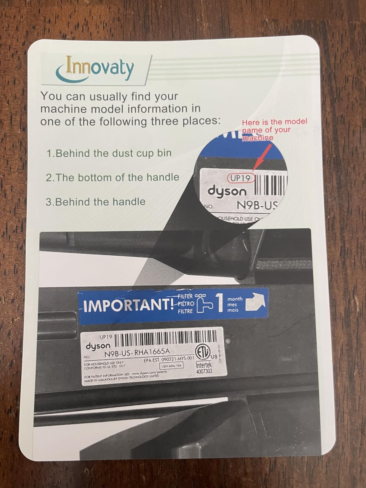 Replacement for Dyson DC41,DC65,DC66 Hepa Post-Motor Filter & Pre-Motor Filter,Multi Floor,Animal and Ball Vacuums.Compatible Part#920769-01&920640-01 - Customer Photo 1