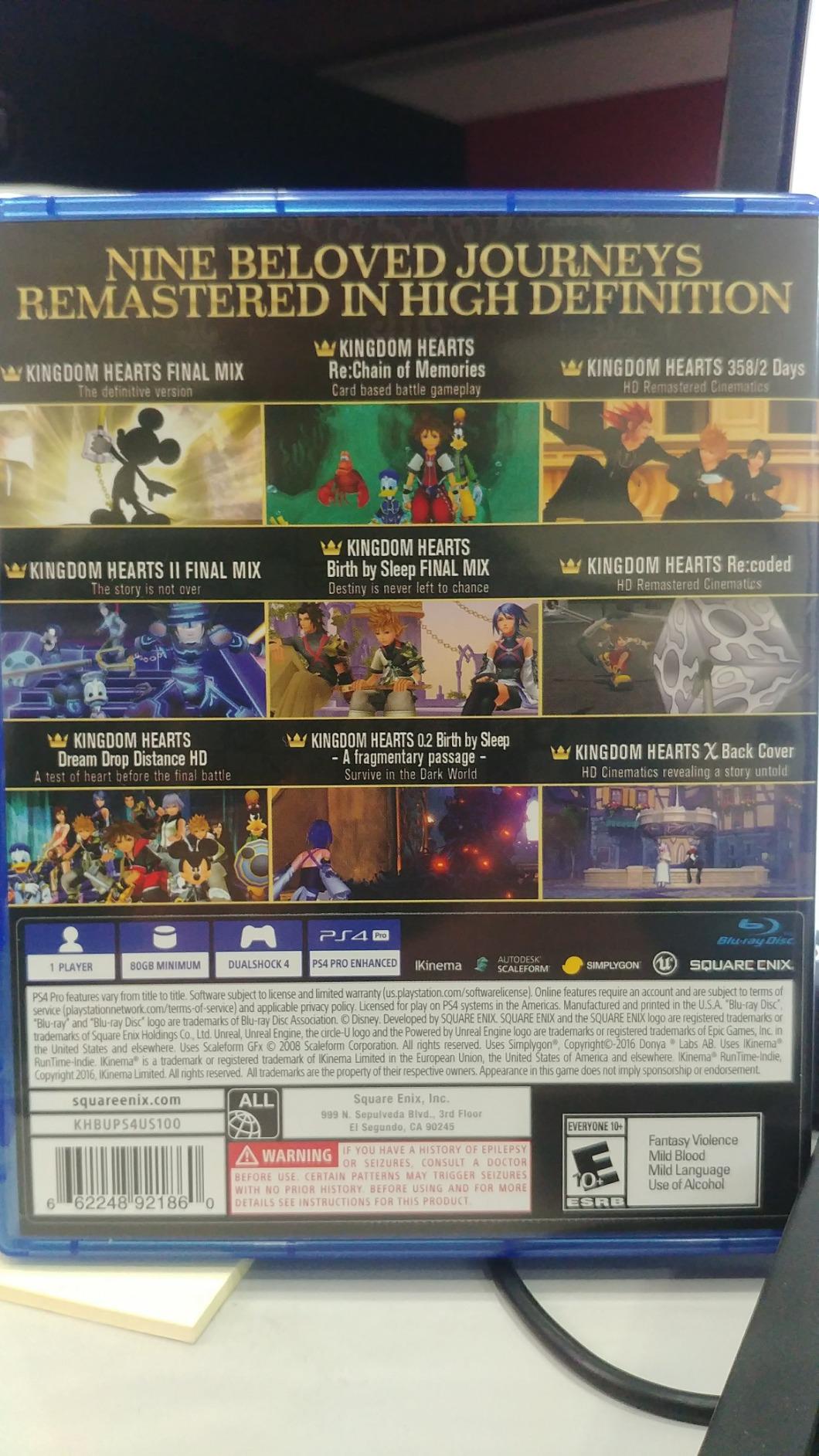 Kingdom Hearts The Story So Far - PlayStation 4 - Customer Photo 1