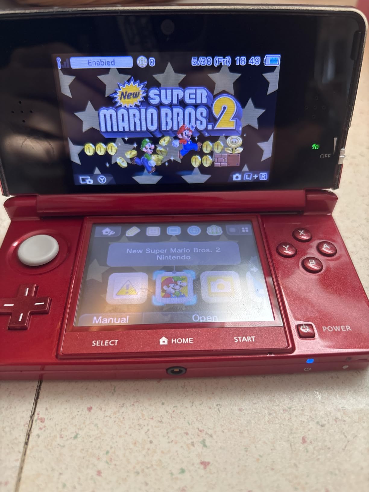 Nintendo 3DS - Flame Red (Renewed) - Customer Photo 1