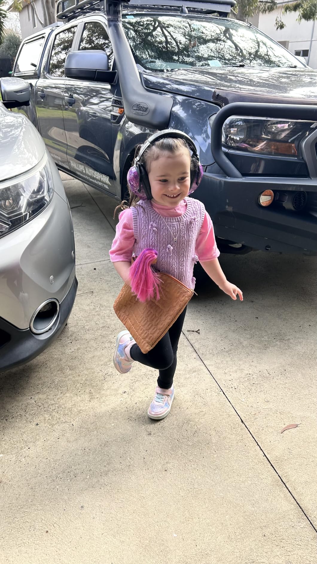 ZOHAN EM030 Kids Ear Protection, Noise Cancelling Headphones Ear Muffs for Autism Sensory, Safety Noise Reduction Hearing Protection for Monster Truck/Concerts/Fireworks/Air Shows - Customer Photo 1