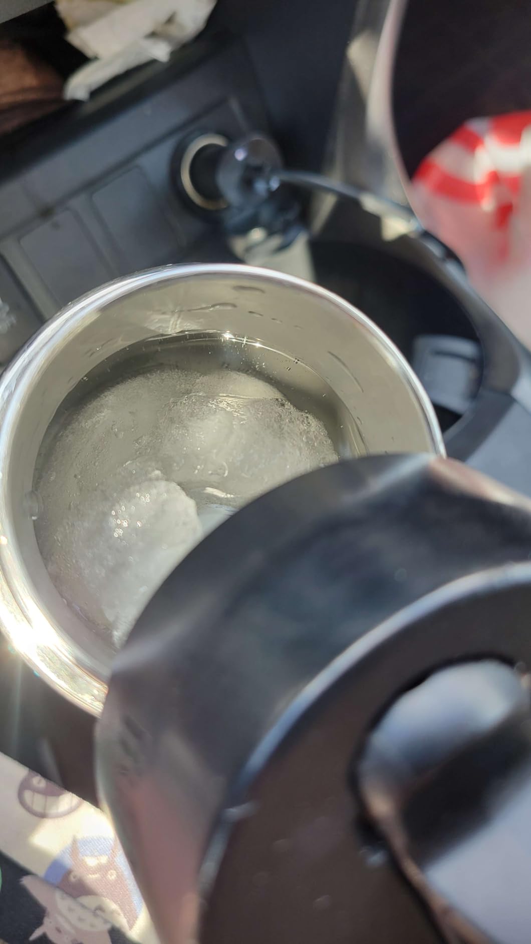 IRON °FLASK Camping & Hiking Hydration Flask with 3 Lids - Stainless Steel, Double Walled & Vacuum Insulated Water Bottle - Leak Proof & BPA Free (Midnight Black, Straw - 40 oz) - Customer Photo 2