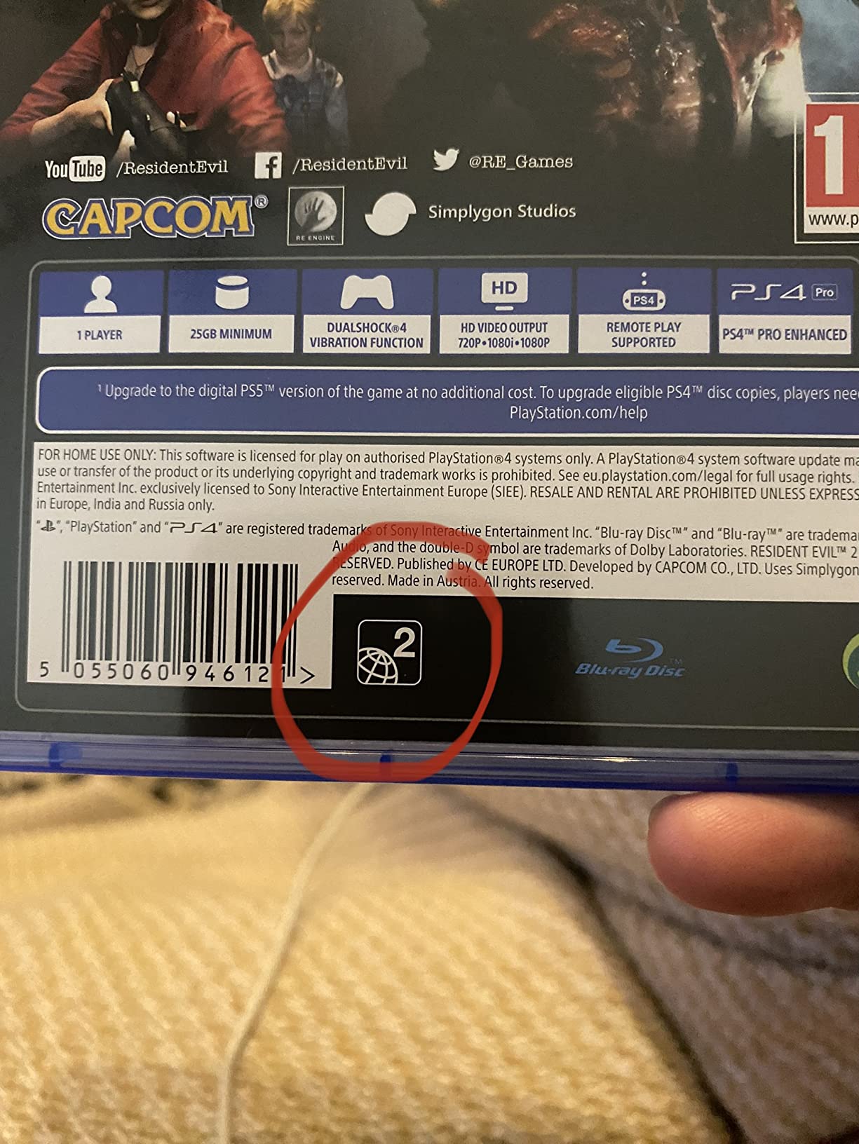 Resident Evil 2 Remake PS4 - Customer Photo 1