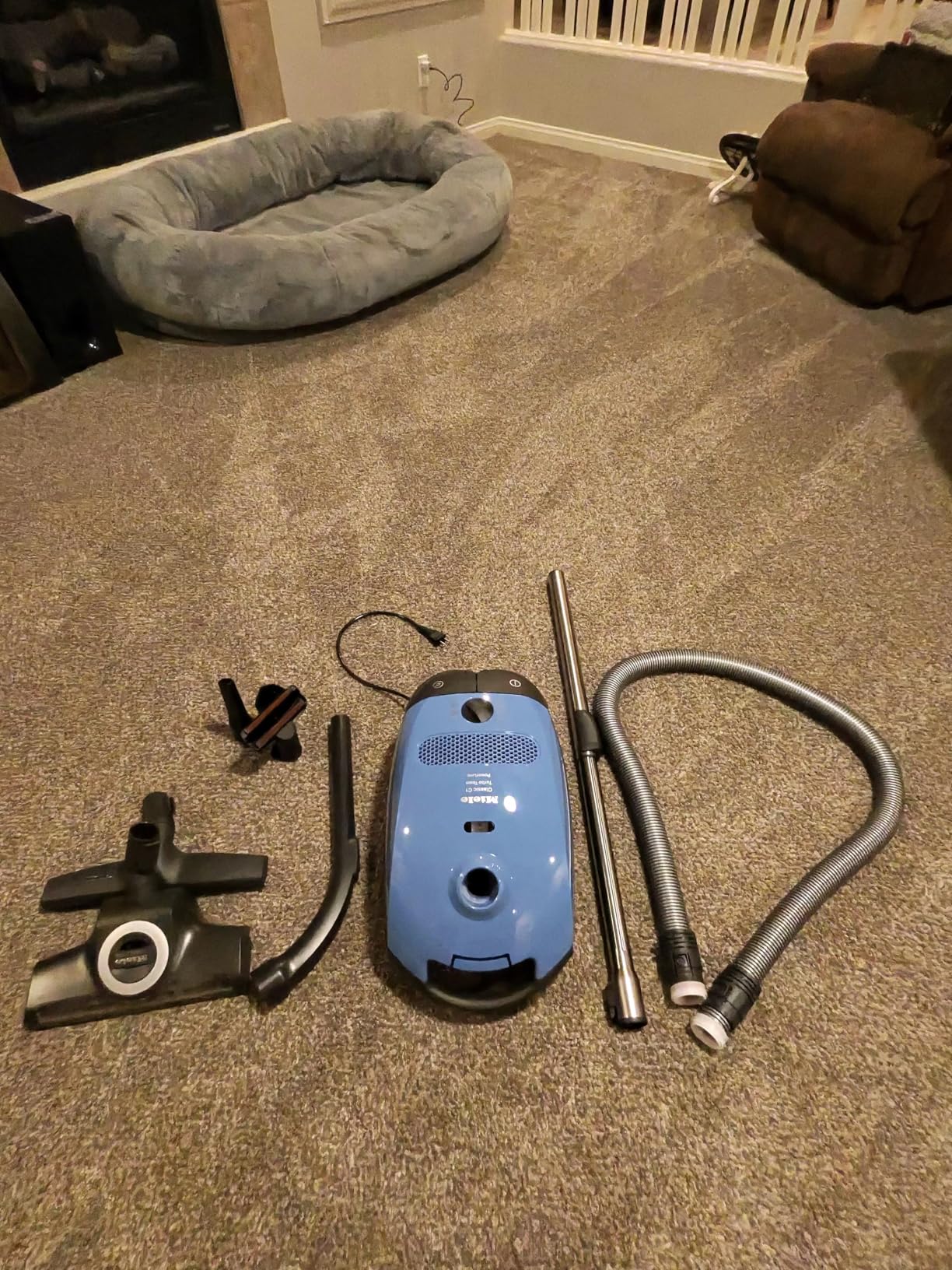 Miele Classic C1 Turbo Team Bagged Canister Vacuum, Tech Blue customer photo 1
