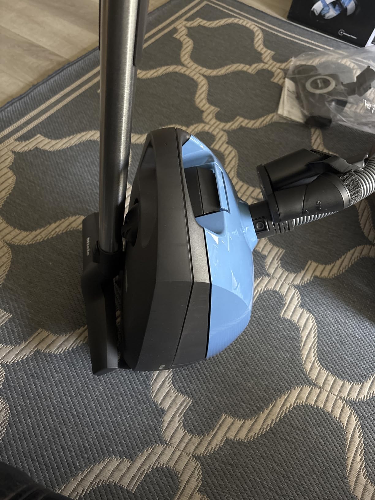 Miele Classic C1 Turbo Team Bagged Canister Vacuum, Tech Blue - Portable, Household - Customer Photo 3